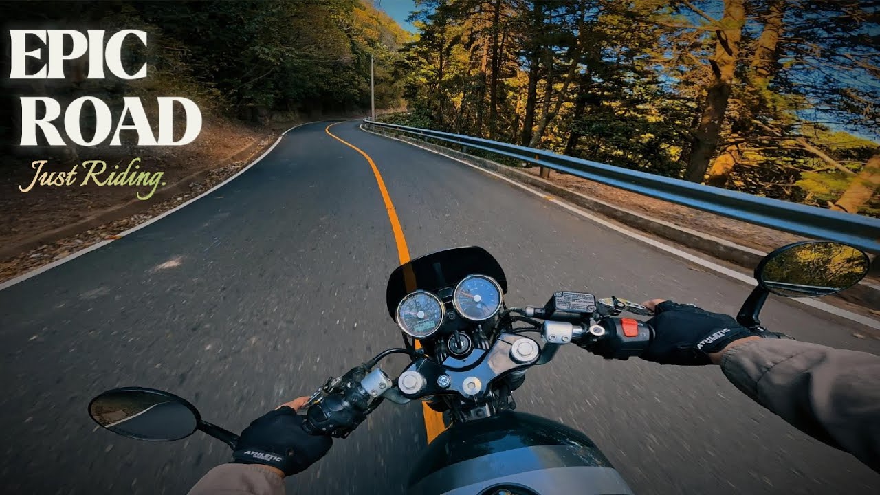 [4K] Most Beautiful Road in El Salvador | Continental GT650 | Raw Exhaust