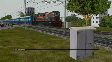 MSTS(OPEN RAILS) Indian railways@Amravati Express