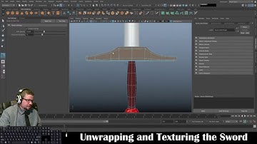 Autodesk Maya 2019: Unwrapping and Texturing the Sword