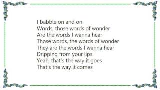 Keith Richards - Words of Wonder Lyrics