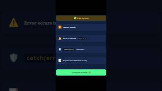Error Handling explained with a real life example 🔥 | try catch explained