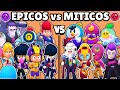 EPICOS vs MITICOS | CUAL ES MEJOR CALIDAD? | OLIMPIADAS de CALIDADES BRAWL STARS