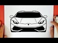 COMO DIBUJAR UN LAMBORGHINI HURACAN