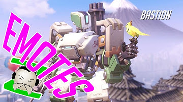 Bastion Emote - OVERWATCH BETA - Gameplay character Emote overview Blizzard Game Beta Key Invite