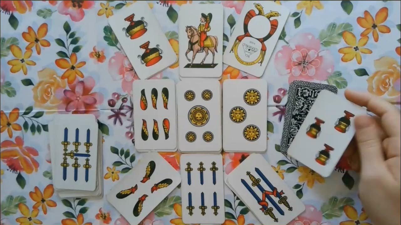 Giochi Da Fare In 3 Con Le Carte Napoletane Solitario A CROCE con le carte NAPOLETANE - YouTube