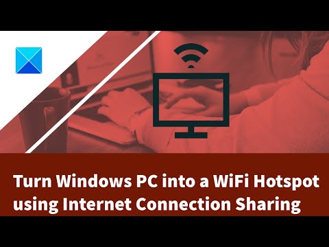 otočte počítač se systémem Windows do hotspotu WiFi pomocí sdílení připojení k internetu