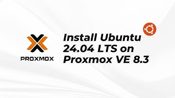 Instal Ubuntu 24.04 LTS di Proxmox VE 8.3