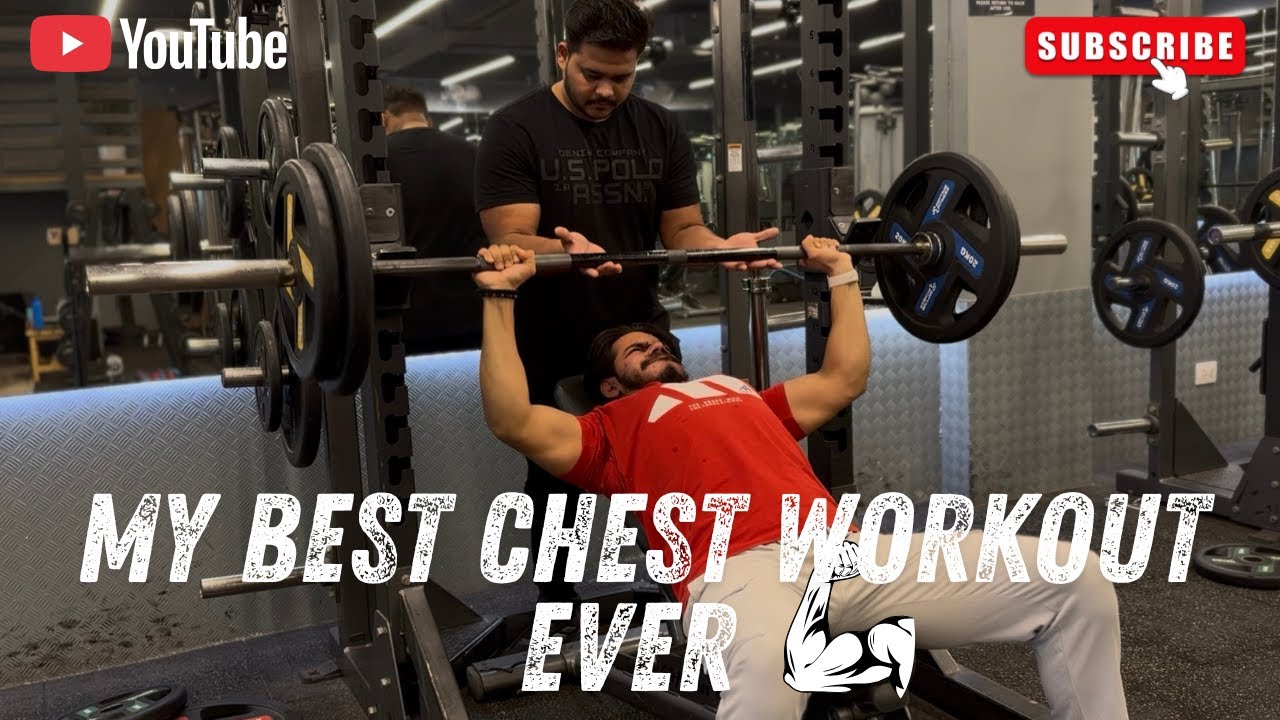 Best chest workout ( muscles are fully pumped 💪 ) 