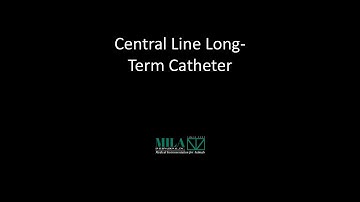 MILA Central Line Long Term Guidewire Inserted Catheter