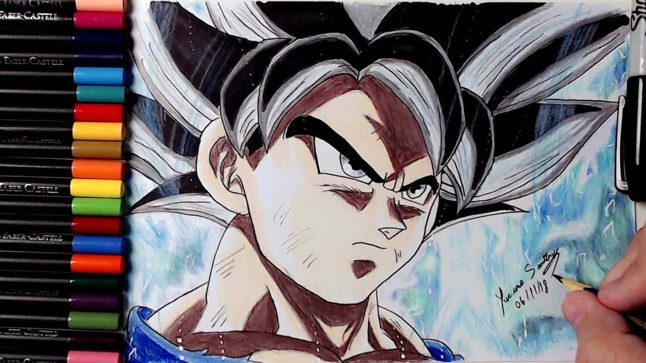 Goku, The Legend, Desenho por Righi-Draw
