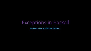 Introduction to Exceptions in Haskell