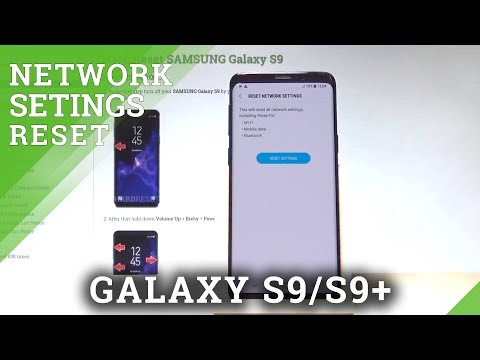 SAMSUNG Galaxy S9 RESET NETWORK SETTINGS / Restore Network