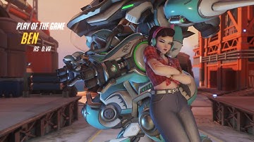 [OVERWATCH] QUINTUPLE KILLS DVA POTG