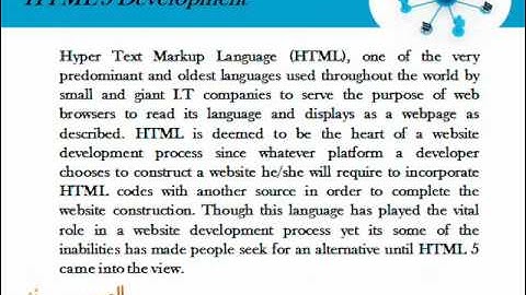 HTML5 Development Company | HTML5 iPhone App Development | HTML5 iPad App Development