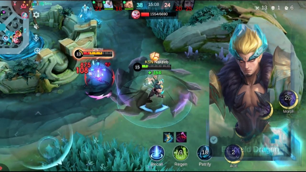 THE BLACK DRAGON DESTROYS EVERYTHING | Yu Zhong MLBB