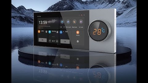 SMATEK 6 Inch Knob KNX Smart Home Automation Touch Screen Control Panel from top 5 China OEM factory