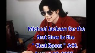 Michael Jackson por primera vez en chat ( 17 de Agosto de 1995 ) screenshot 5