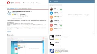 Video Guida - Telegram su PC con Browser Opera, Come Installare ed Utilizzare Estensione su Opera