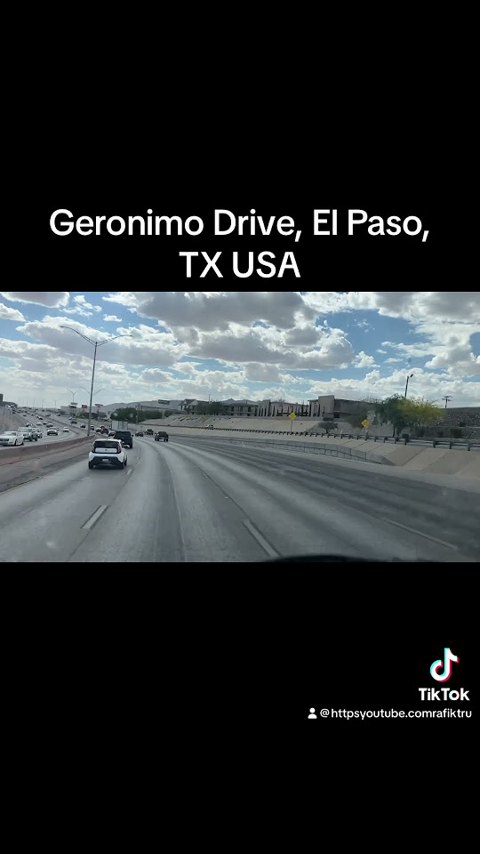 Truck Driver In Geronimo Drive El Paso Texas USA YouTube