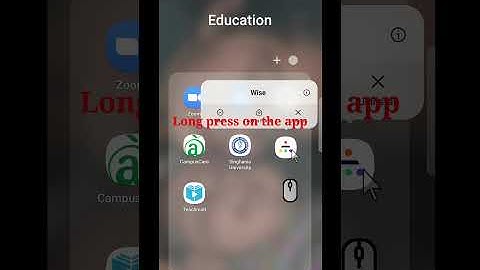 Share button not visible in Zoom or Wise app.