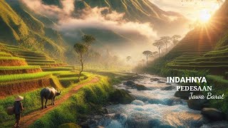 CINEMATIC LUKISAN PEDESAAN || suasana pedesaan Jawa barat