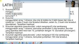 Array Lanjutan #Array 2 Dimensi Update