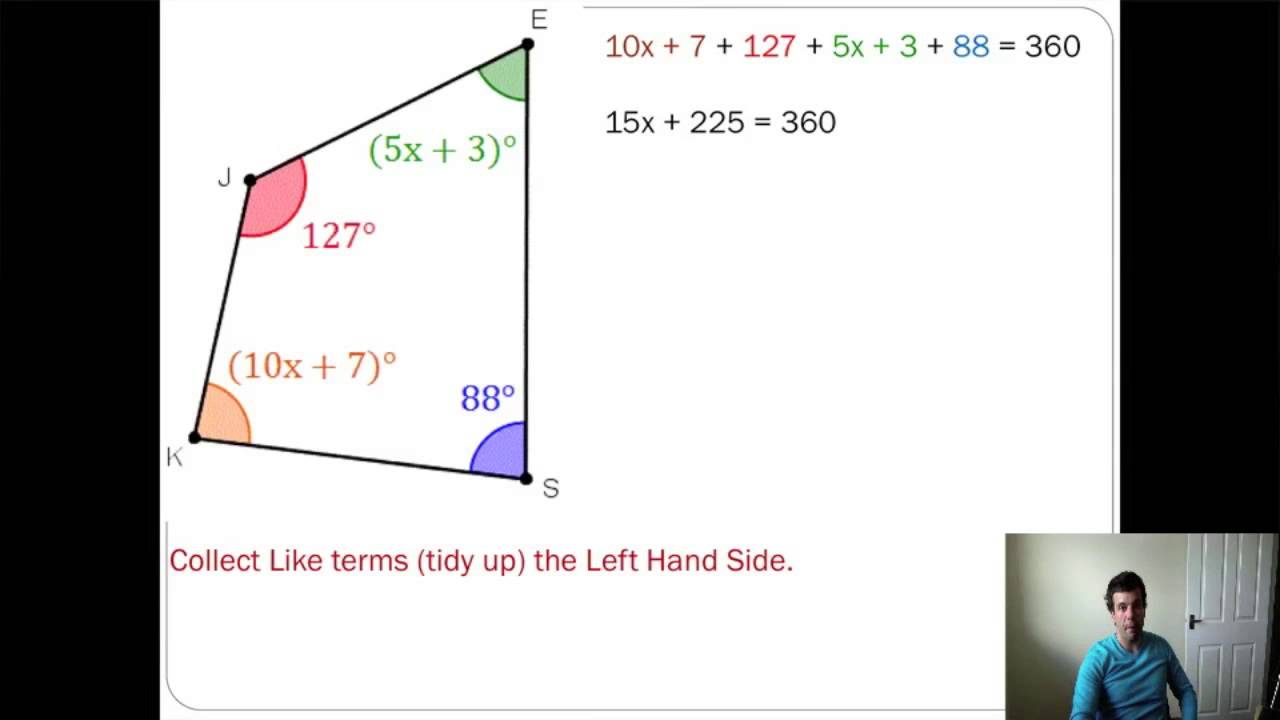 Polygons Calculating Interior Angles Youtube