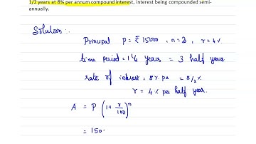 Grade 11 - Applied Mathematics (IGCSE) - Calculate the interest earned and the amount due,