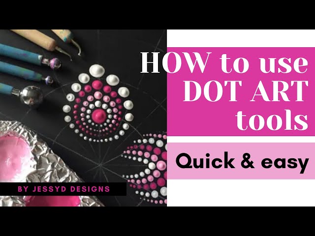 How to use dotting tools - Dot Mandala class=