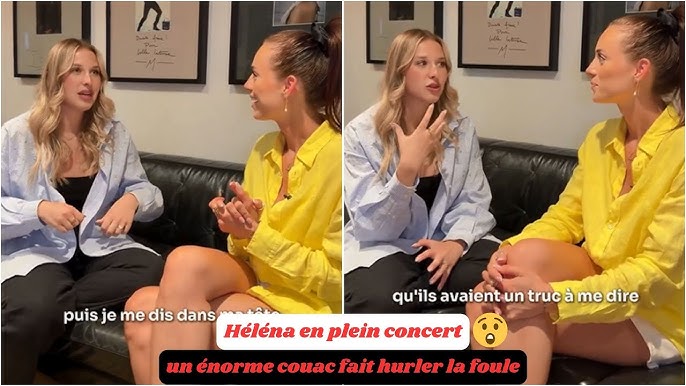 Héléna bailly en plein concert : un énorme couac fait hurler la foule !  "Tout le monde a crié" - YouTube