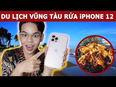 Video Rửa iPhone 12 mình dẫn cả Team Du Lịch Vũng Tàu | Oops... - youtube
