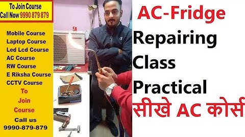 AC Repairing Class Practical With ABC Institute Call 9990 879 879