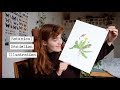 making of a botanical illustration (dandelion)