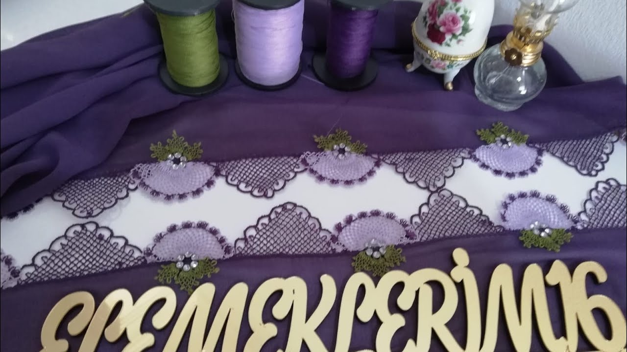 HÜRREM BONCUKLU  GÖSTERİŞLİ #İĞNEOYASI #YAPRAKLI ÇİÇEK YAPIMI👌MEVLİDÖRTÜSÜ ÇOK SİPARİŞ ALIYOR