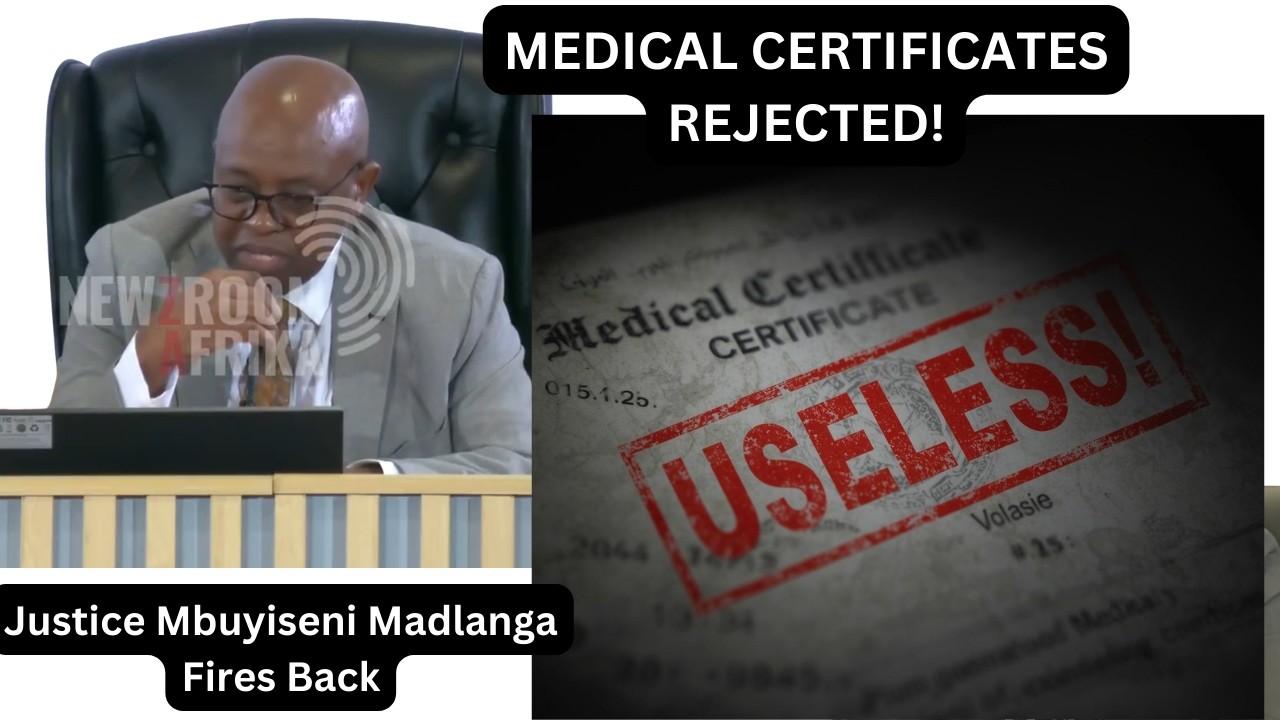 Justice Madlanga Slams “Useless” Medical Certificates | Brown Mogotsi Commission Drama Explained