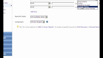 LexisNexis Academic: Searching Foreign Language News