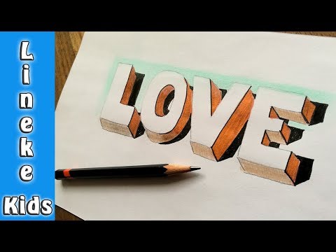 Video: Hoe Om 3D-tekeninge Te Teken