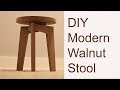 Designing and Building a Modern Walnut Stool Designing and Building a Modern Walnut Stool