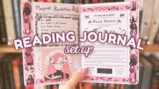 Magical Readathon Journal Set Up! ✨ Reading Journal Set Up   TBR