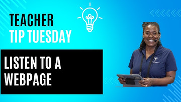 Xplore the Possibilities with Dr. Chisholm: Teacher Tip Tuesday: Listen to a Safari Webpage