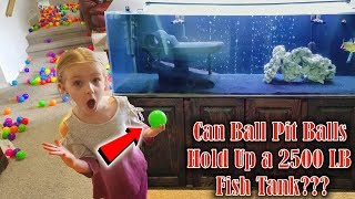 How To Move A 2500 Lb Fish Tank With Only Ball Pit Balls 250 Gallon Aquarium