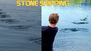 #171 STONE SKIPPING: THE ART OF SKIMMING STONES ACROSS WATER 🪨🌊🏞️👟🔁#stone #skimming #across #water