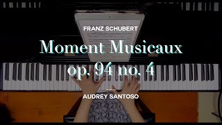 Schubert Moment Musicaux Op. 94 No. 4 Audrey Santoso