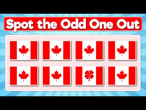 Spot the Odd One Out Flags Edition