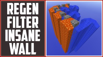 Minecraft Tutorial: Regen Filter - Strongest Regen Wall  [Insanely Strong!]