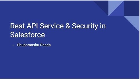 How to Secure your Rest API? | Crypto mechanism | Rest API Service & Security in Salesforce