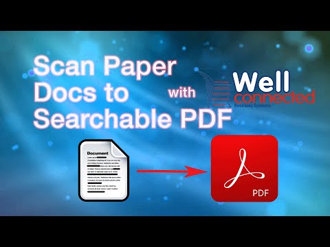 How to Convert Paper Documents into Searchable PDF [Paper Document Conversion] 2020
