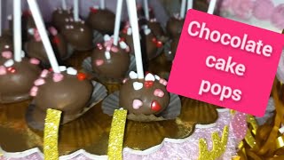 طريقه الكيك بوبس بالشيكولاته.اول وصفه من الكاندي بار اللي عملته ❤❤.candy bar.cake poops