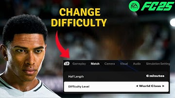 How to Change Difficulty in FC 25 | Edit AI Difficulty Level in FC 25