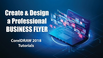 How to Design a Professional Business Flyer | CorelDraw X8 Tutorials